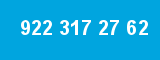 922 317 27 62 922 317 27 62